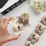 کش پولیشی پاپیون کرم قهوه ای