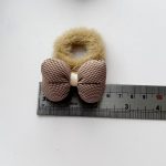 کش پولیشی پاپیون کرم قهوه ای - Image 4