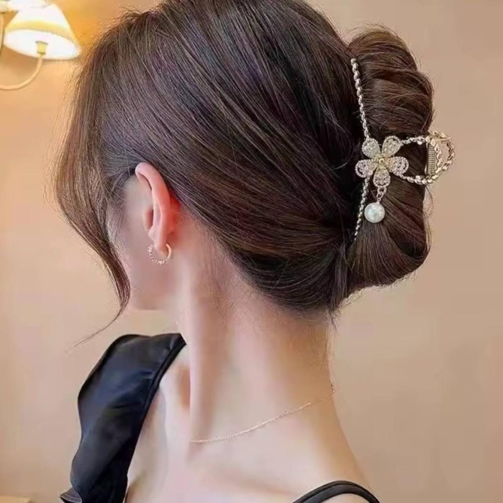 کلیپس فلزی گل