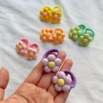 پک ۲ عددی مینی کش حوله ای گل - Image 4